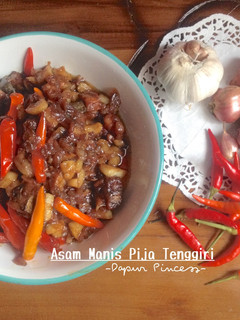 Foto resep Asam Manis Pija (Ikan Asin) Tenggiri