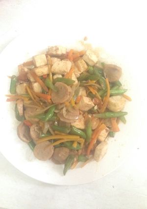 Foto resep Tumis buncis wortel bakso teriyaki