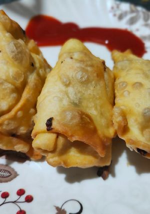 A picture of Chicken veg mix pattie.