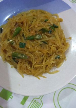 Foto resep Tumis pepaya muda cabe hijau