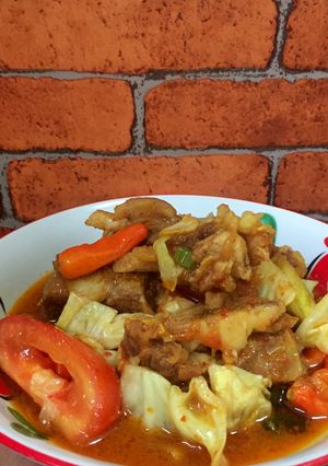 Foto resep Tongseng Iga Sapi Pedas