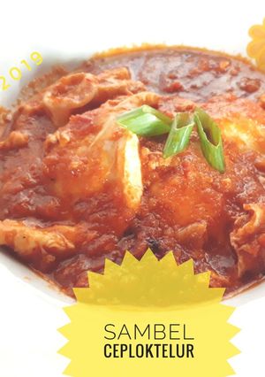 Foto resep Sambel ceplok telur🍳