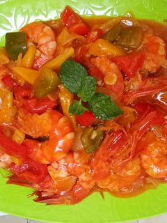 Foto resep Udang Asam Pedas