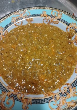 عکسی از دستور سوپ جو