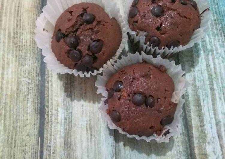 Muffin Cokelat Super Nyokelat