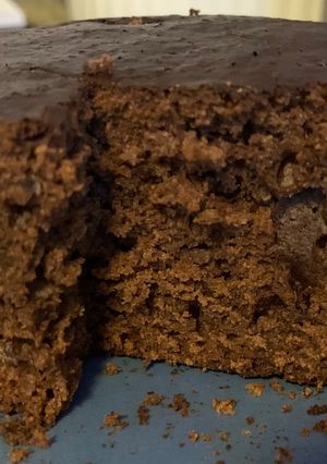 Una foto de Torta de chocolate y quinotos