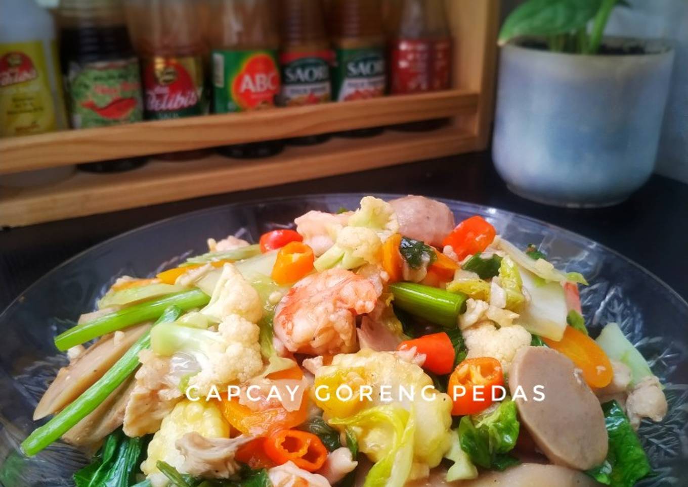 Capcay Goreng Pedas