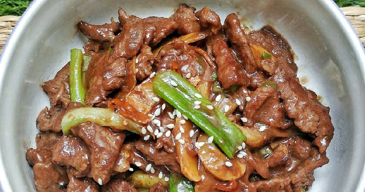 Resep Mongolian Beef Oleh Ubicooks Cookpad