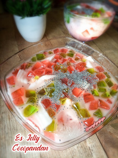 Foto resep Es jelly cocopandan