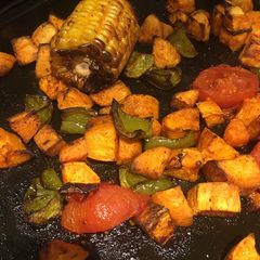 A picture of Use It Up Veggie Traybake.