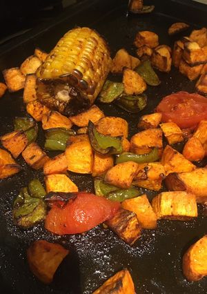 A picture of Use It Up Veggie Traybake.