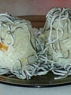 Una foto de Arroz con angulas