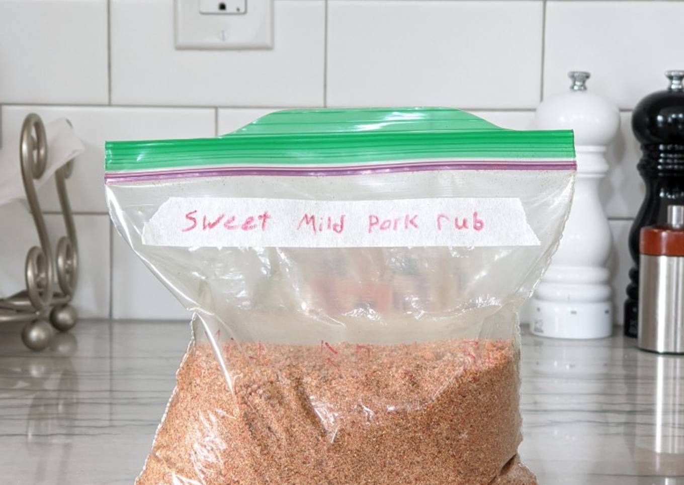 Sweet mild pork rub