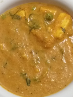 A picture of Mutter Paneer.