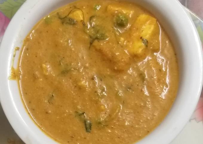 Recipe of Favorite Mutter Paneer