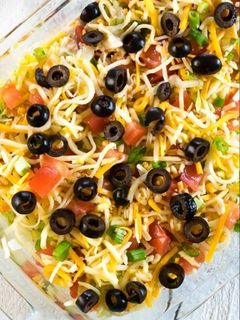 A picture of Taco Dip.