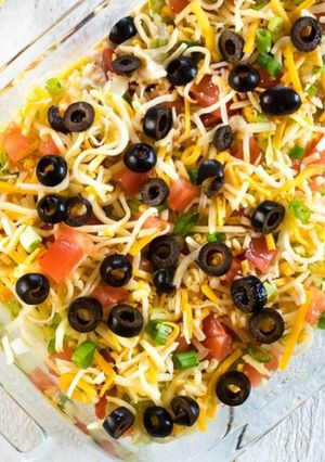 A picture of Taco Dip.