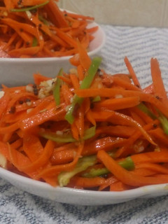 A picture of Instant Carrot Achar.