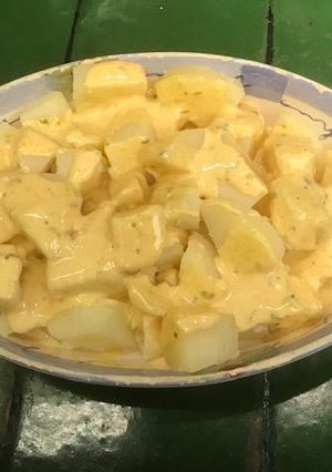 Una foto de Papas mozárabes