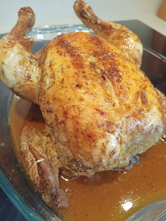 Una foto de Pollo asado en AirFryer