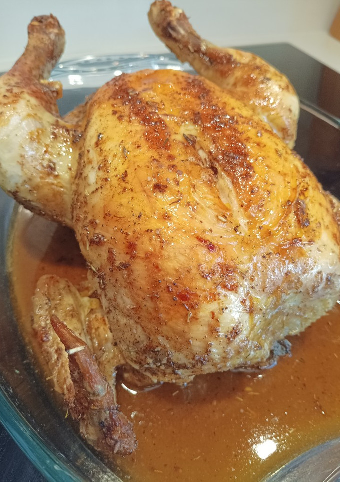 Una foto de Pollo asado en AirFryer