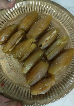 A picture of Parwal ki mithai.