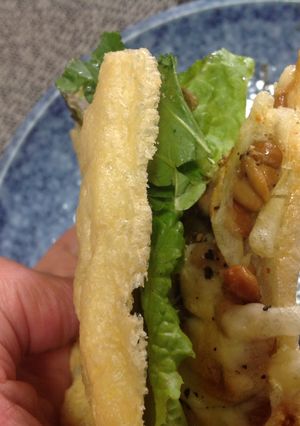 簡單控醣 生酮 原味豆皮納豆披薩 的食譜成品照片
