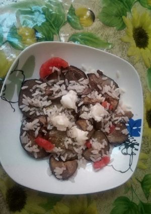 Une photo de Salade d'aubergine