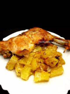Una foto de Pollo al horno