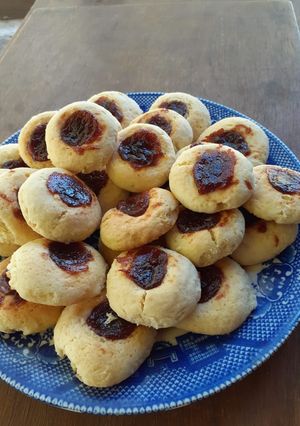 Una foto de Pepas de membrillo