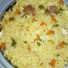 A picture of Tumeric Jallof Rice.