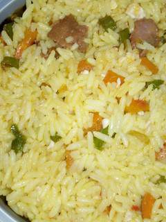 A picture of Tumeric Jallof Rice.