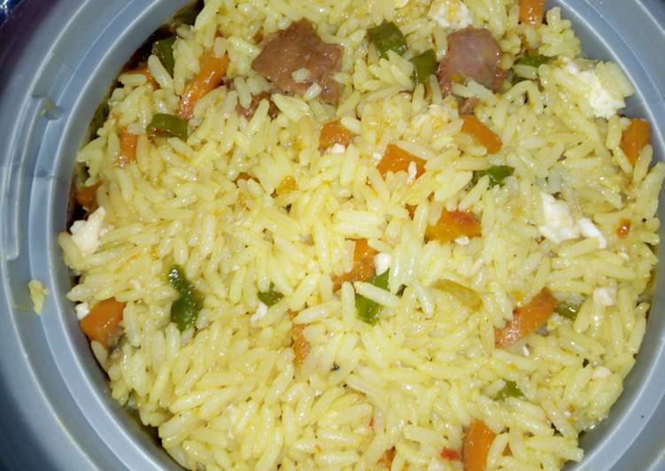 Recipe of Super Quick Homemade Tumeric Jallof Rice