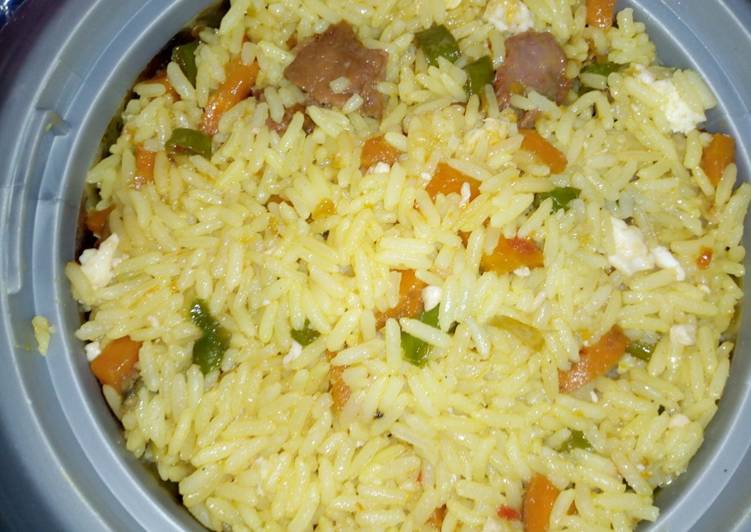 Simple Way to Prepare Speedy Tumeric Jallof Rice