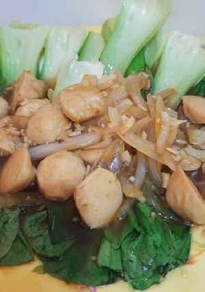 Foto resep Tumis Pokcoy Bakso Ayam