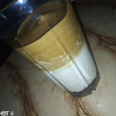 A picture of Dalgona coffee.