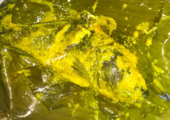 Resep Pepes ikan mas bumbu kuning yang Lezat