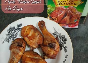 Mudah Cepat Memasak Ayam Bumbu Lumur Air Fryer Ala Rumahan