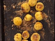 A picture of flour balls