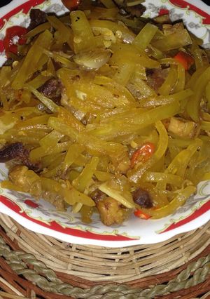 Foto resep Tumis pepaya muda