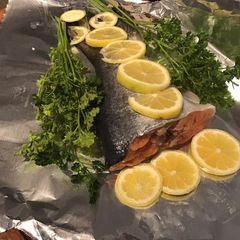 A picture of California Farm Salmon Tail.