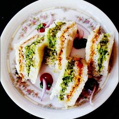 A picture of Tricolour sandwich.