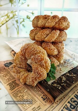 Resep Roti Turki Resep Simit (Turkish Bagels) / Roti Khas Turki oleh Tyas yodha - Cookpad