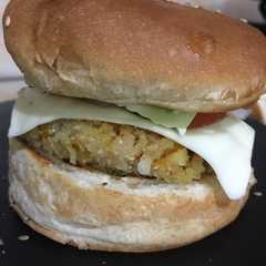 A picture of Veggie burger.