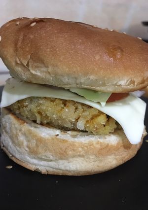 A picture of Veggie burger.