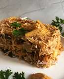 Baby Corn Pulao (South Indian style)