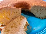 Una foto de budín de mandioca