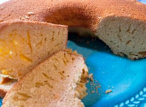 Una foto de Budín de celíacos de vainilla, de harina de maíz y harina de mandioca