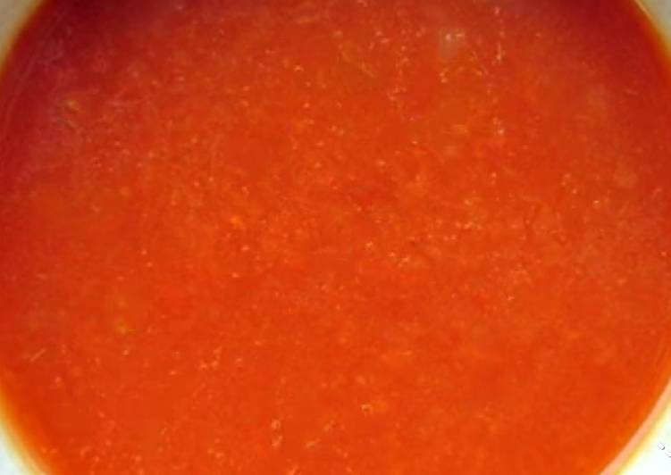 Healthy tomato soup