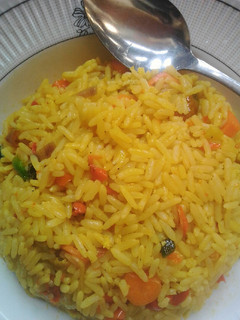 A picture of Jollof rice.